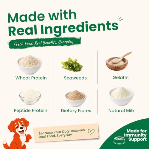 Image of Nootie Active Dental Sticks for Dogs 220g | Triple Action | Seaweed & Chlorophyll Formula | Reduces Tartar, Freshens Breath | Sensitive Stomach | All Breeds & Puppies