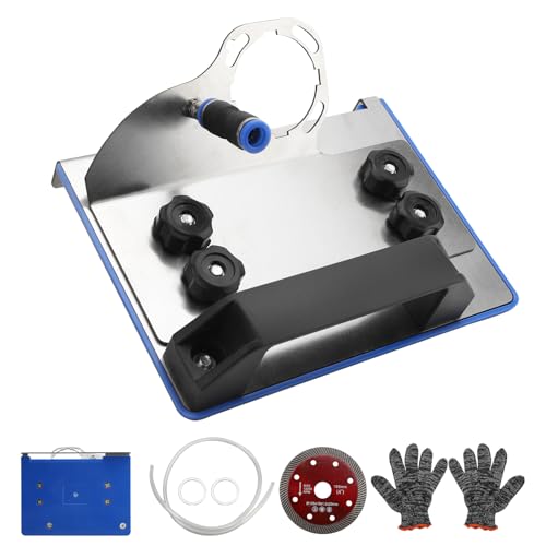 45 Degree Tile Chamfering Tool, Angle Grinder Stand Tile Cutter Tool Attachment for Tile 45 Degree Chamfer Cutting, 100-Type Universal Tile Chamfering Stand Type Angle Grinder