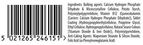 Vitabiotics Ultra Folic Acid 400Ug With Vitamin B12. 60 Tablets #TOP5
