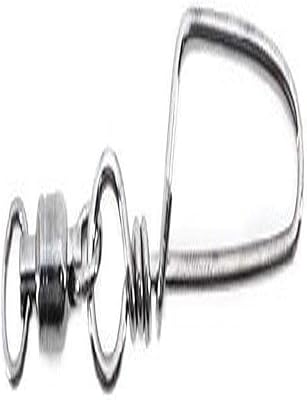 Spro Power Ball Bearing Coast Lock with 2 Welded Rings-Pack of 2 (Size 5, Black)