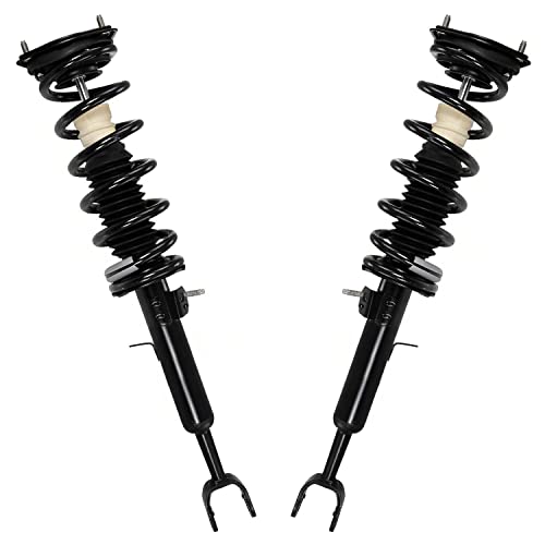Image of Detroit Axle - RWD Struts Shocks for 03-06 Infiniti G35, 2 Rear Shock Absorbers Assembly 2 Front Struts & Coil Spring 2003 2004 2005 2006 Replacement Suspension Kit
