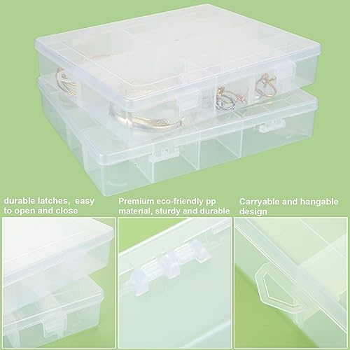 Boîtes de rangement à 14 compartiments pour ne plus perdre vos perles