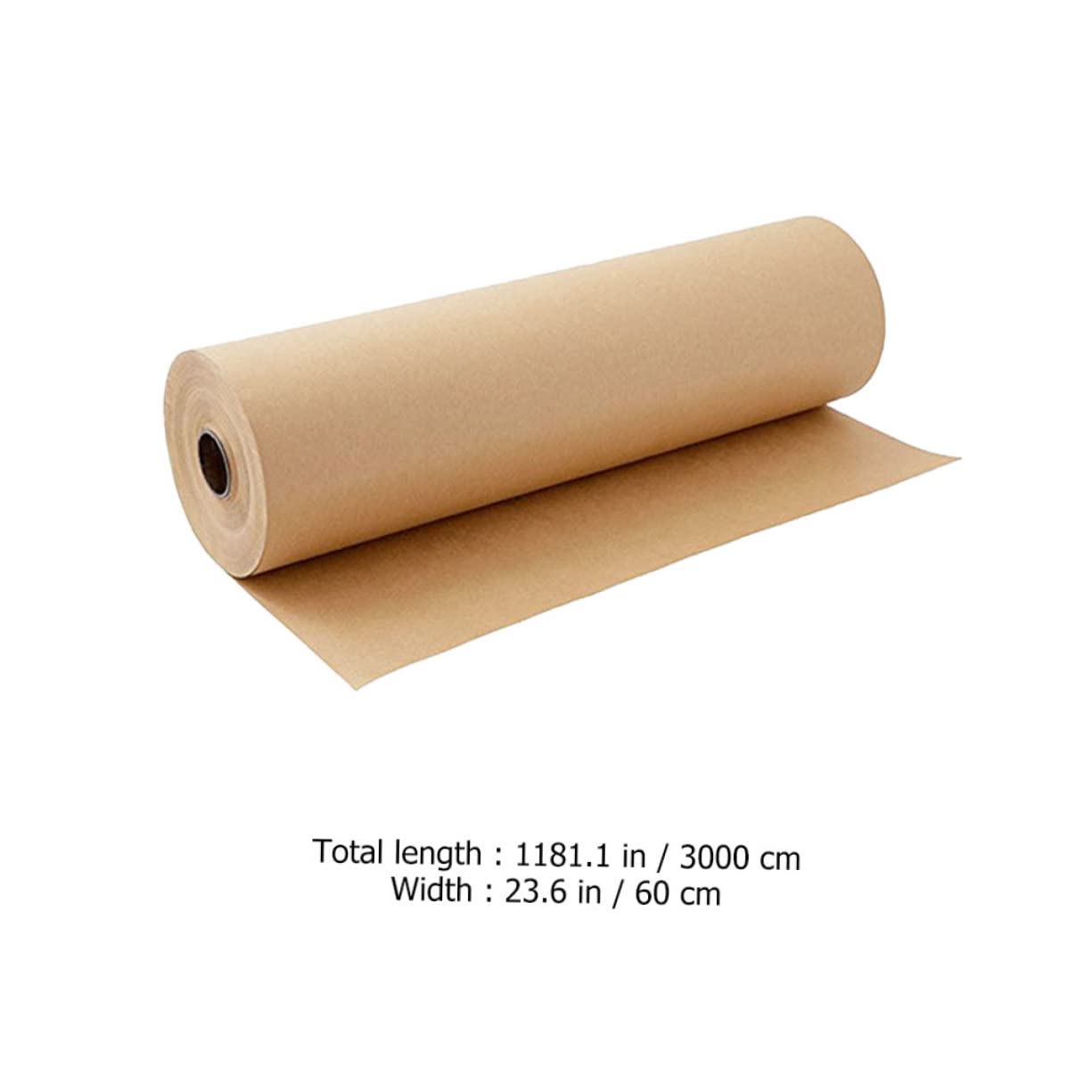 HOMSFOU Kraft Paper Roll Kraft Packaging Roll 30meters DIY Art Craft Wrapping Paper for Present Wrapping