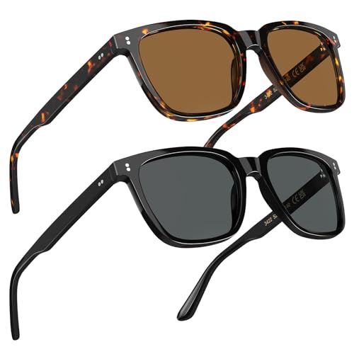 Image of STGATN Polarized Sunglasses for Men and Women, UV400 Protection Trendy Retro Sun Glasses for Driving Outdoor Hiking Fishing