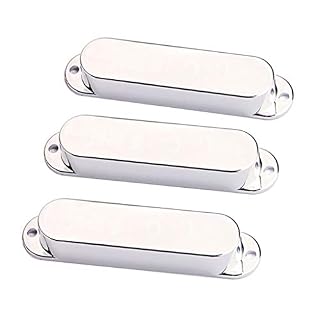 Alnicov Lot de 3 cache-micros en plastique à coque fermée pour guitare électrique Chromé 82 mm - Les Beatles, Paul McCartney, John Lennon, RIngo Starr, George Harrison Alnicov Lot de 3 cache-micros en plastique à coque fermée pour guitare électrique Chromé 82 mm – Image 5