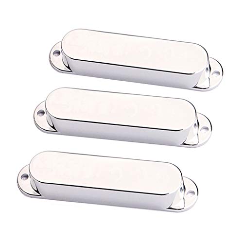 Alnicov Lot de 3 cache-micros en plastique à coque fermée pour guitare électrique Chromé 82 mm - Les Beatles, Paul McCartney, John Lennon, RIngo Starr, George Harrison Alnicov Lot de 3 cache-micros en plastique à coque fermée pour guitare électrique Chromé 82 mm – Image 6