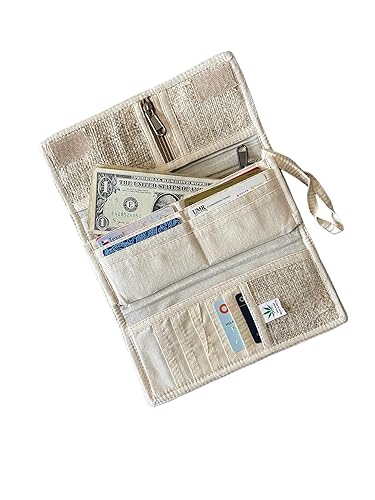 Asatre Hemp Tri-Fold Embroidered Wallet3