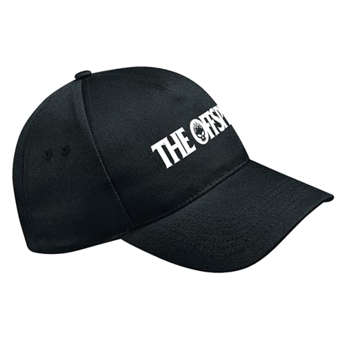 Gorra The Offspring negra de algodón con cierre ajustable que soluciona los problemas de talla