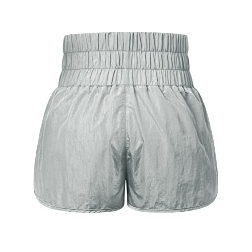 Youth Girls Athletic Shorts Girls Soccer Shorts Basketball Shorts Kids Workout Gym Clothes Toddler (Grey, 11-12 Years)2