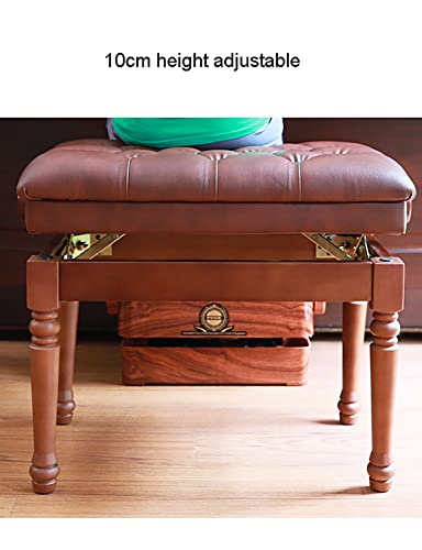 TEmkin Tabouret de Piano, canapé, Banc de Piano en Cuir, Tabouret de Piano Solo Moderne, Banc de Clavier, Tabouret de vanité en Noyer, 60 x 40 x 50-60 cm - Les Beatles, Paul McCartney, John Lennon, RIngo Starr, George Harrison TEmkin Tabouret de Piano, canapé, Banc de Piano en Cuir, Tabouret de Piano Solo Moderne, Banc de Clavier, Tabouret de vanité en Noyer, 60 x 40 x 50-60 cm – Image 7