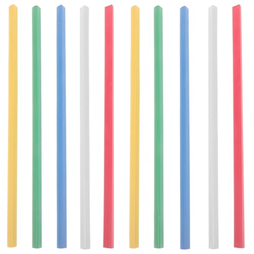 DIYEAH Clear Plastic Binding Bars 12.2 Inch Slide Clip Bars for A4 File Binders Office School Document Organizers 50 Pieces