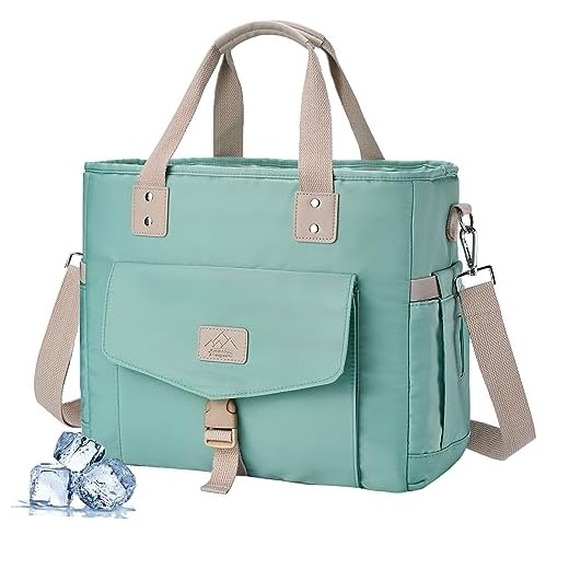 ZUMLLOMA Bolsa Térmica Porta Alimentos, 18L Bolsa Isotermica Impermeable, Neveras Portatiles para Playa, Comida para Picnic Exteriores Colegio Trabajo