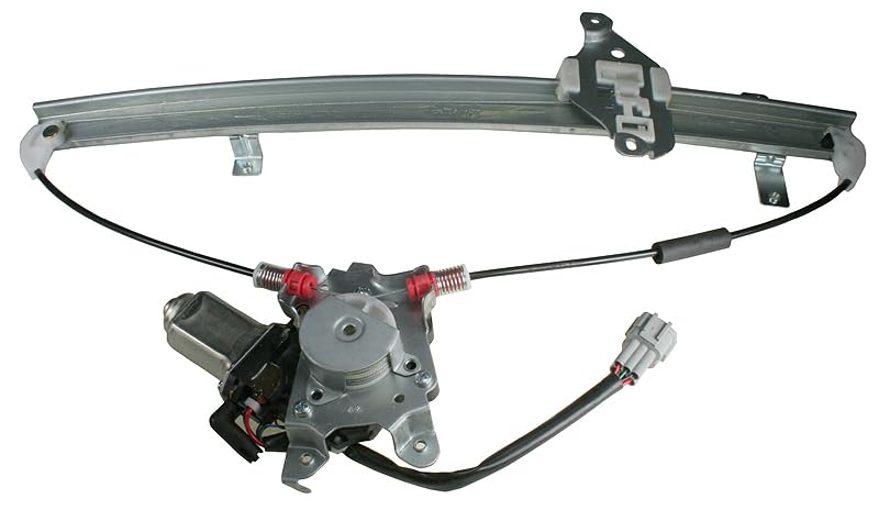 Image of TRQ Front Left Power Window Regulator & Motor Assembly Drivers Side Compatible with 2001-2003 Infiniti QX4 2001-2004 Nissan Pathfinder NI1350122