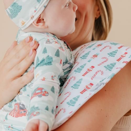 Image of Copper Pearl Premium Baby Burp Cloths - 3-Pack Large Cotton Burp Cloths, Extra Soft Spit Up Rags with 3 Absorbent Layers, Perfect for Baby Boy and Baby Girl Gifts (21 inch x 10 inch Size, Nicholas Set)