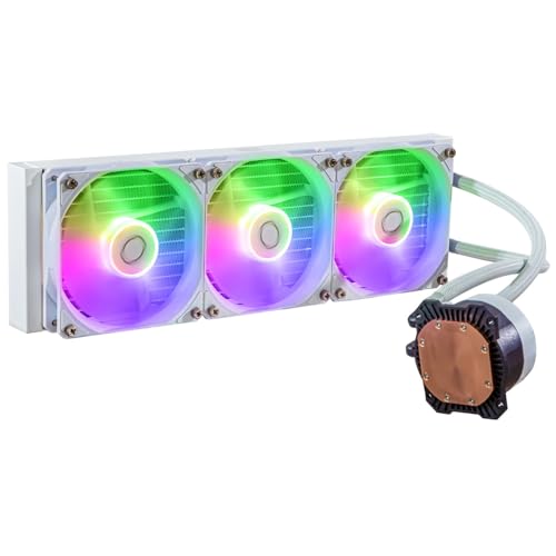 Cooler Master ML360L Core ARGB CPU Liquid Cooler - White | Support Intel & AMD Processor - LGA1700, LGA1200, LGA1151, AM5, AM4 | Gen S Dual Chamber... - Image 3