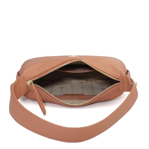 Image of Da Milano Leather Brown Leather Hobo (Small)