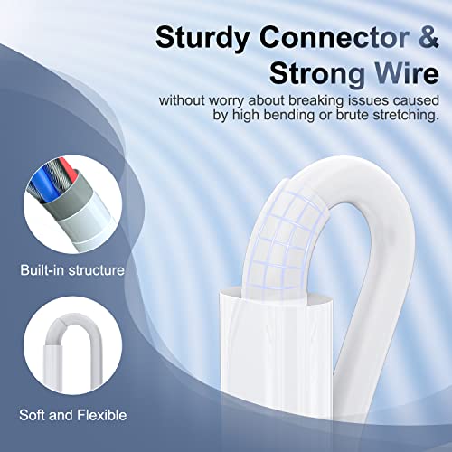 Image of iPhone Charger 6 Feet Apple Certified MFi, Lightning Cable 6ft Fast Charging Cord Compatible with iPhone 13 12 11 Pro Max XR XS X 8 7 Plus 6S iPad Pro Airpods (3 Pack)