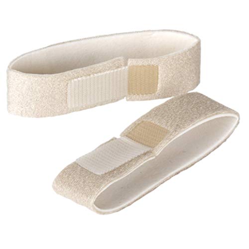 Image of Flents Finger & Toe Wraps, Compression Support Straps, 2 Pack, USA Made | Hook And Loop Closure Provides Adjustable Secure Fit, Helps Stabilize Digits During Recovery, Easy to Use, Comfortable Design