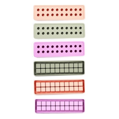 Cubitera de Silicona para 20 Hielos Redondos Beige miniatura 4