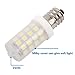 HRYSPN E12 led Light Bulb 120V 6000K Daylight White 5W 500LM Candelabra Screw Base, Halogen Bulb Replacement 15-50W, for Night Light, Refrigerator Light (Pack of 4)