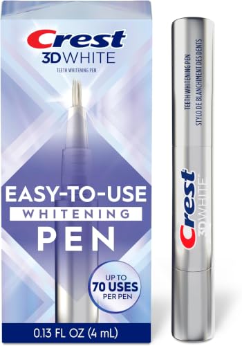 Image of Crest 3DWhite Teeth Whitening Pen - Easy to Use,Erases Surface Stains - Up to 75 Uses per Pen-- Convenient,On-The-Go Teeth Whitening Solution,(Pack of 8)