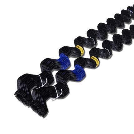 100 Pieces PVC Coated Wiggle Spring Wire for Greenhouse Wiggle Spring Wire for Greenhouse Plastic Poly Film and Shade Cloth Attachment 6.6 Feet long Wiggle Spring Wires Only