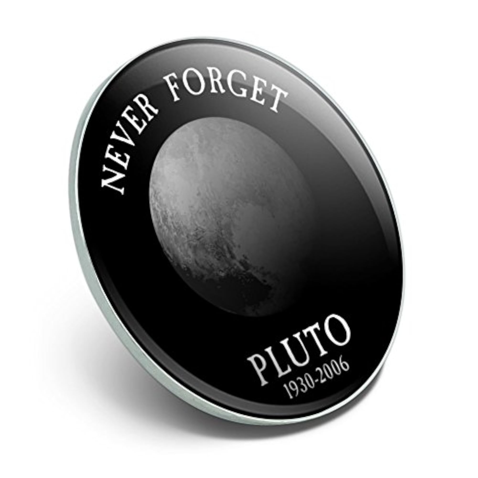 Pluto Planet Astronomy Memorial Tie Tack Pin, 1.1 Inches