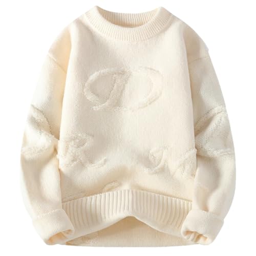 Mens Sweater Cashmere Knitwear Thick Warm Men Pullover Pull Homme Casual Tops