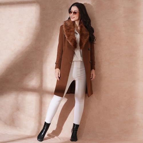 Image of Globus Women Coat (GS570042 Brown M)