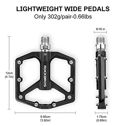 ROCKBROS Wide Platform Pedals