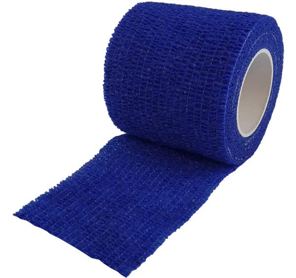 Bandage cohésif HYGIO Grip Click Bleu 10 cm pour le sport et loisirs