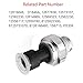 Oil Pressure Sensor Switch Sending Unit 12677836 D1846A 12616646 Compatible with Chevy Silverado Suburban Tahoe GMC Yukon Impala Pontiac G8 12573107,12562230,s4202, ps340, pt1825, PS308
