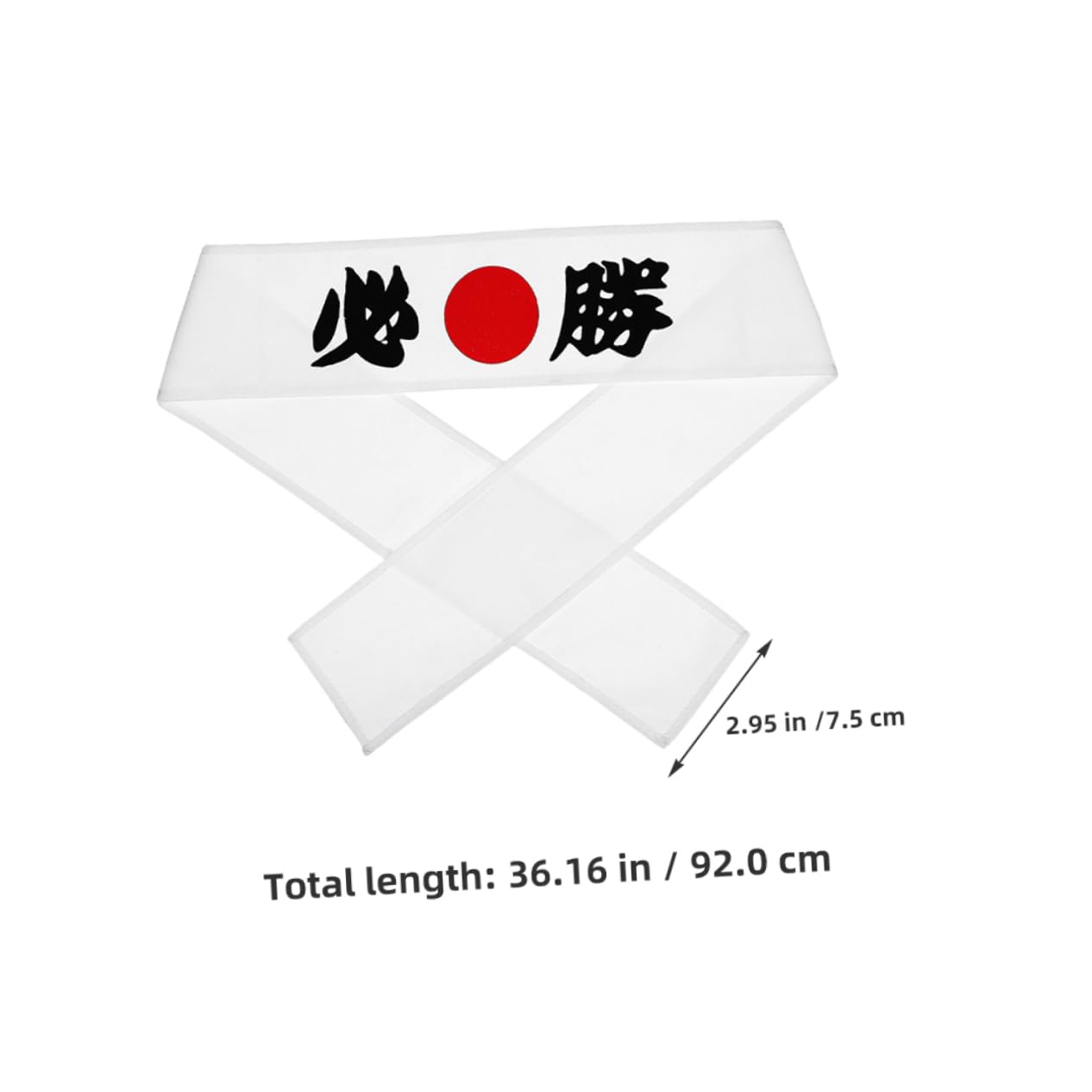 Ipetboom 2pcs Samurai Headbands for Men Comfortable Karate Training Gear Durable Japanese Style Headbands for Martial Arts Practice and Cheering Events