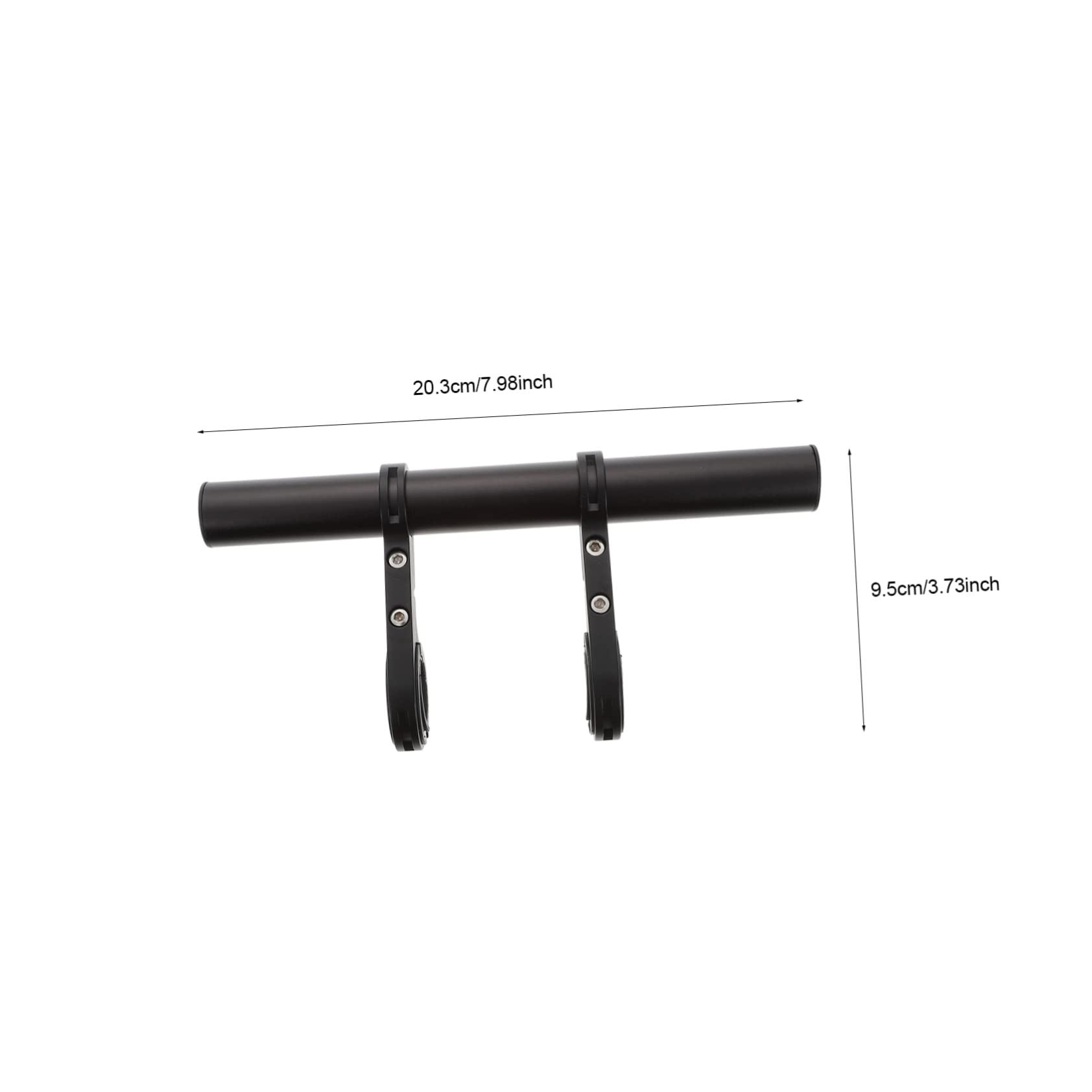 VICASKY 1set Multi-Function Extension Bar for Convenient Handlebar Rack Lightweight Bracket for Easy Installation Versatile Storage for Bike Lights and Accessories