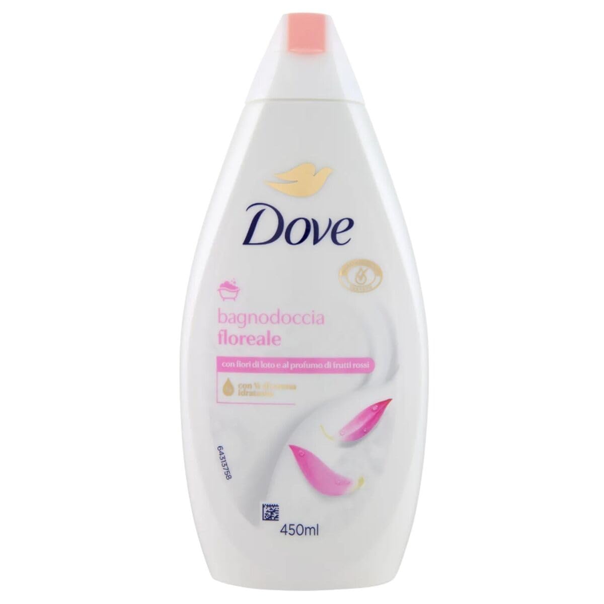 Confezione da 6 – Dove Gel doccia – Floreale (fiore di loto) – 450 ml