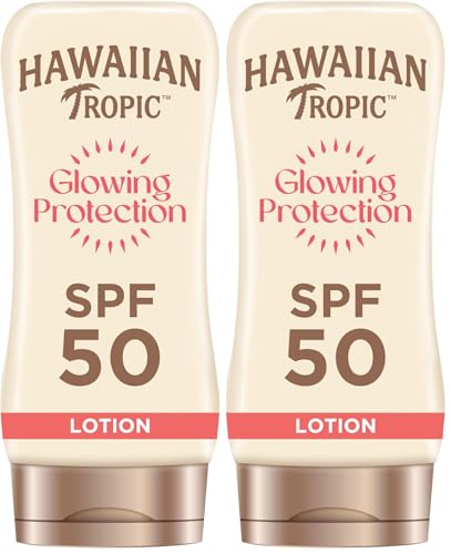 Hawaiian Tropic Satin Protection Sun Lotion Sonnencreme LSF 50+, 180 ml, 2er Pack