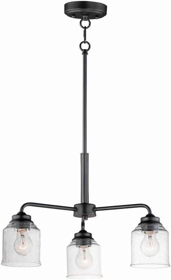 Maxim Acadia-Five Light Chandelier-26 Inches Wide by 8.5 inches high-Black Finish -Traditional Installation