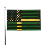 Double-Sided US And Flag Of Oland Flag 3x5 Ft Durable Outdoor Banner Vivid Color Polyester Home Yard Decorative