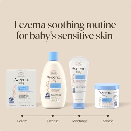 Aveeno Baby Cleansing Therapy Moisturizing Body Wash, 8 oz