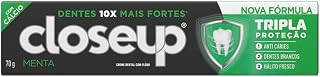 Close Up Creme Dental Triple Menta 70g, Branco