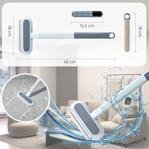Tierhaarentferner, 4 in 1 Tierhaarentferner-Bürste für Katzenhaare und Hundehaare, Wiederverwendbare Fusselbürste für Kleidung, Teppich & Sofa