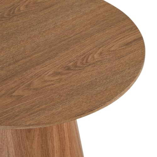 Table basse ronde Ø 45 cm compacte chêne pour optimiser l'espace