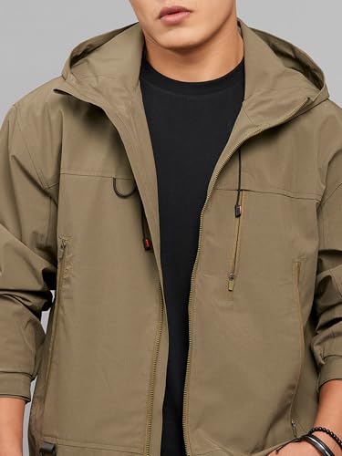 Image of ROOKIES Zipper Front Closure Long Sleeves Utility Jacket