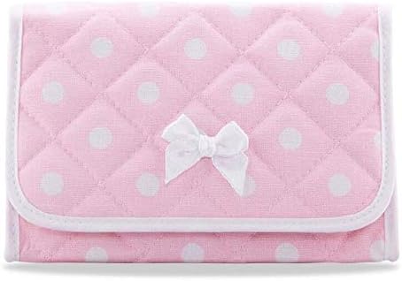 NaRaYa (Pink) Polkadot with Mirror Cosmetic Case Bag