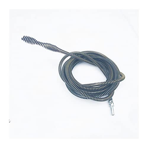 Herramienta para desatascar tuberías Yjin Store, limpiador de desagües con resorte extensible de 3-5 m, para fregadero de cocina (longitud: 5 m) miniatura 1