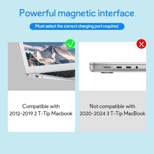 Image of NSPENCM 45W Mac Book Pro Charger, Replacement AC 45w 2T-Tip Connector Power Adapter,Laptop Charger Compatible with Mac Book Air 11 inch and 13 inch After Mid 2012(Applicable to 2012-2017)