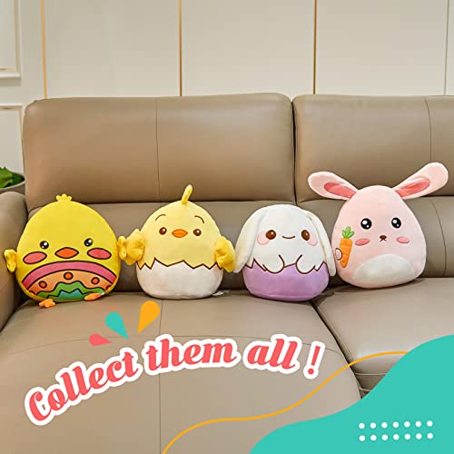 Cozyworld 16" Bunny Plush Pillow Cute Stuffed Animal Rabbit Super Soft Sofa Cushion Stretchy Toy Easter Gifts #TOP5