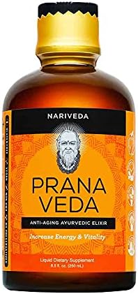 Prana Veda by Nariveda | Immune + Energy Boost for All-Day Activities | Enhanced Absorption and Bioavailability | Liquid Dietary Supplement with Anti-Aging Health Benefits