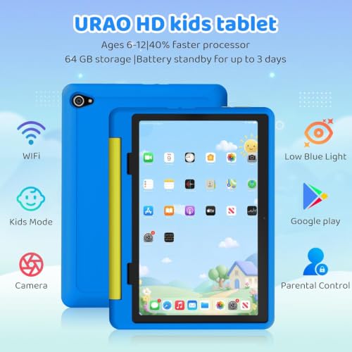Image of Kids Tablet,Android 16 Tablet for Kids 10 inch with Case,24GB RAM 64GB ROM
