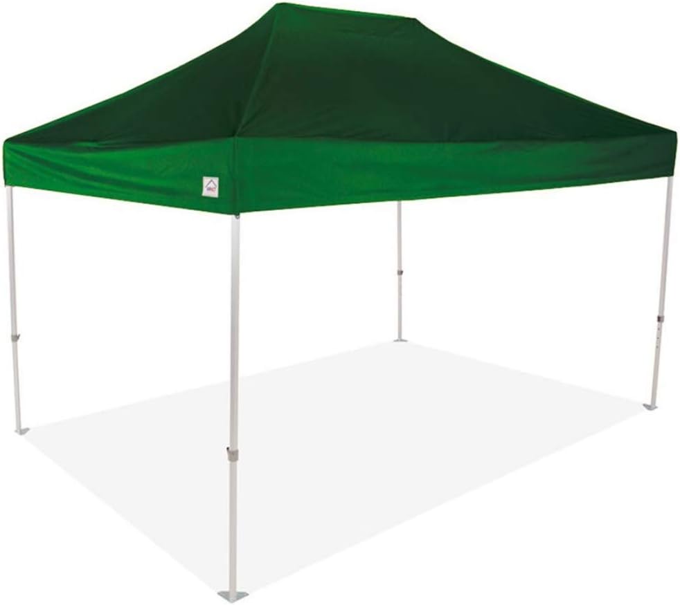 Impact 10' x 15' Pop Up Canopy Tent, Commercial Grade Aluminum Frame and 500D Fabric, Includes Roller Bag, White